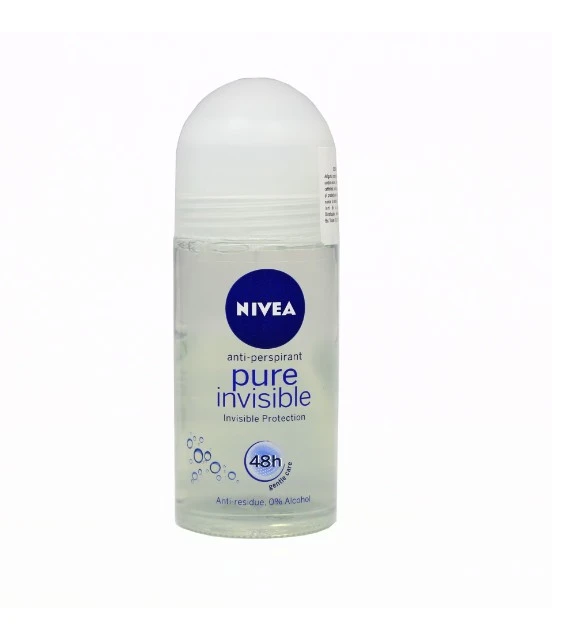 Antiperspirant Roll On Nivea Pure Invisible 50ml 